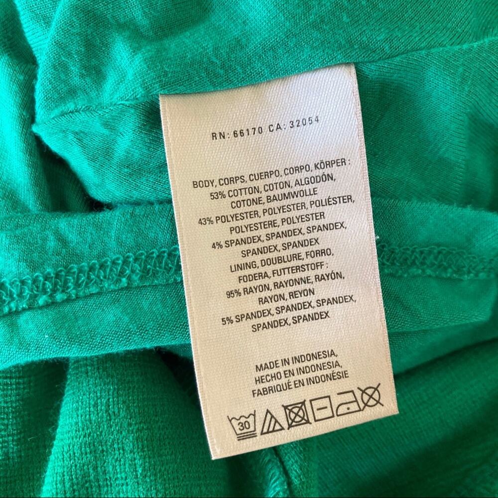 Anthropologie Green Pullover Fit&Flare Dress, XS - Picture 6 of 6